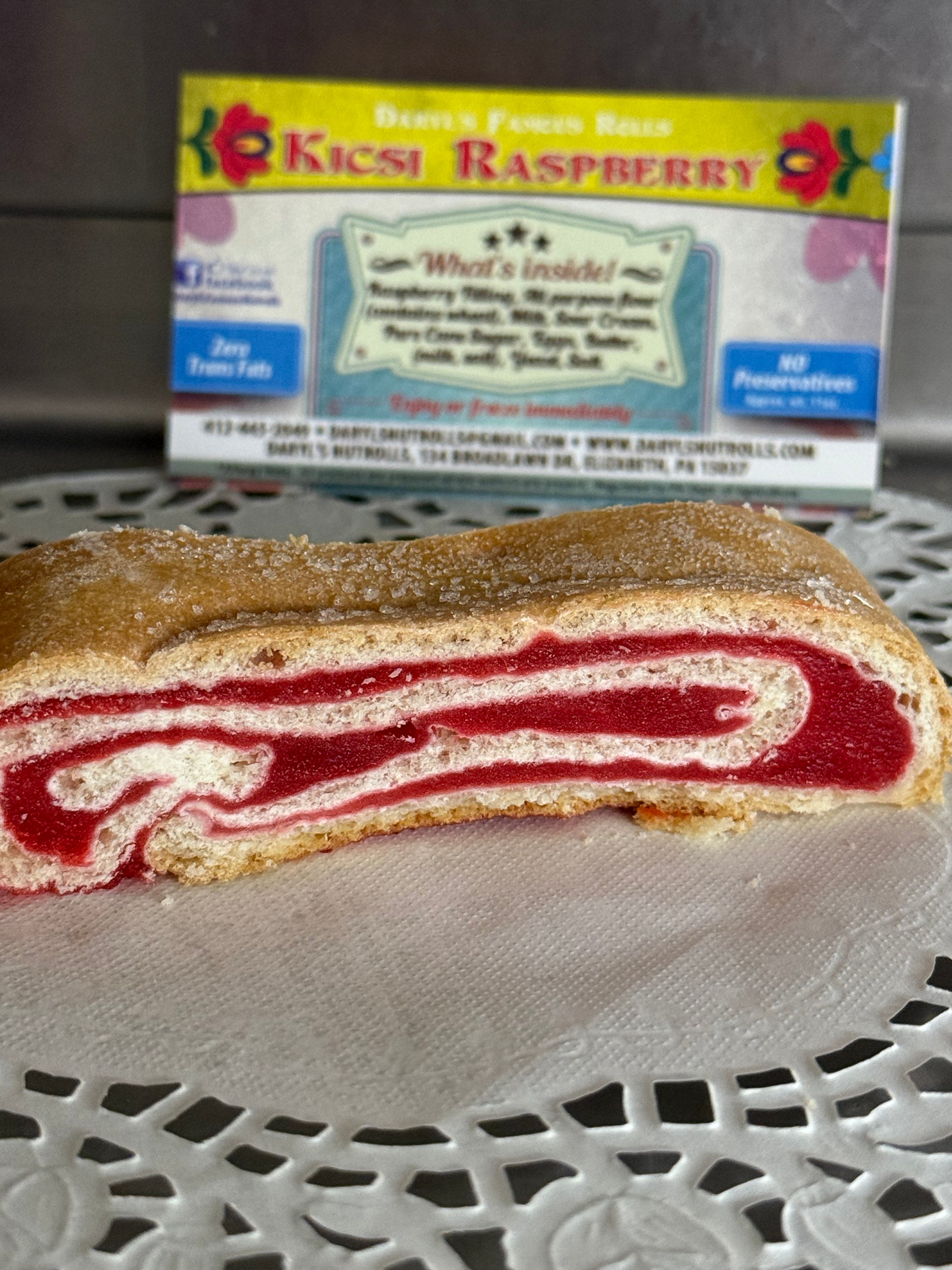 Kicsi (small) Raspberry Roll
